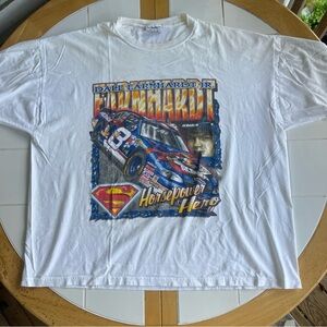 Dale Earnhardt Jr Horsepower Hero DC Comics Superman T Shirt 2XL Vintage 90s